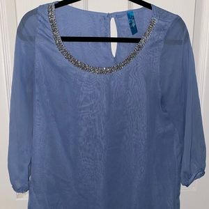 SOLD Satin dress shirt with detailed collar